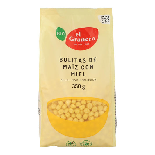 Bolitas de Maiz con Miel Bio El Granero 350 g