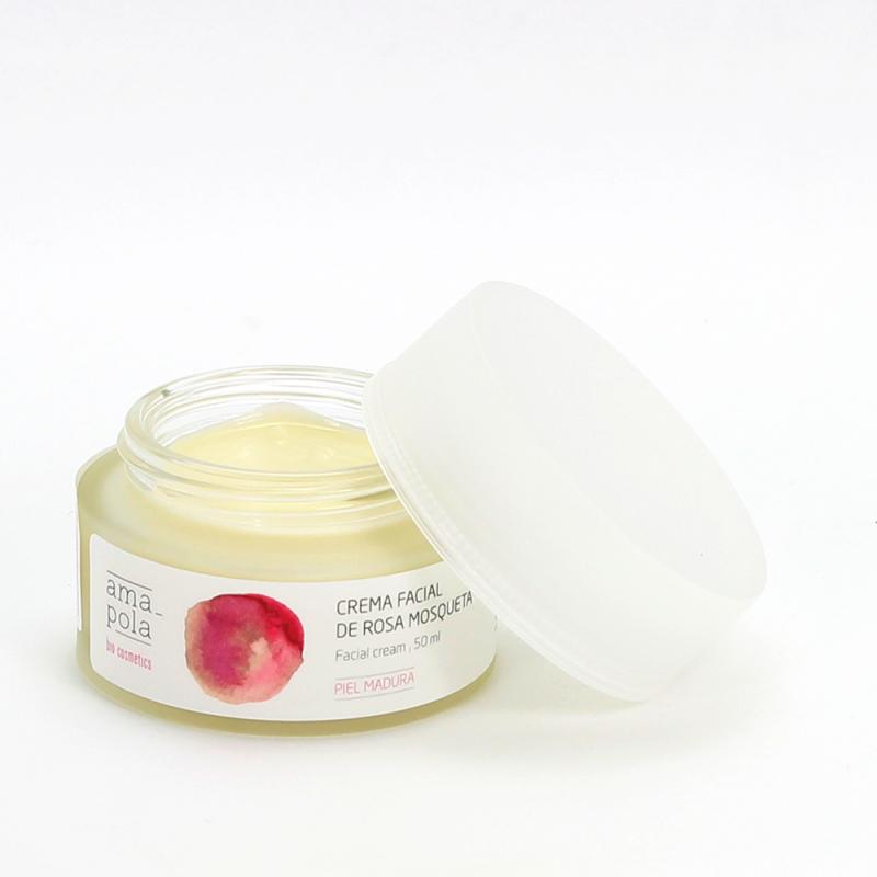 Crema regeneradora de rosa mosqueta Amapola Biocosmetics 50 ml