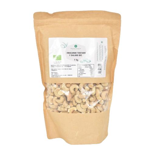 Anacardo tostado y salado ECO Planeta Huerto 1 kg