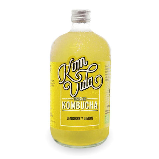 Kombucha de Jengibre y Limón Komvida 750 ml