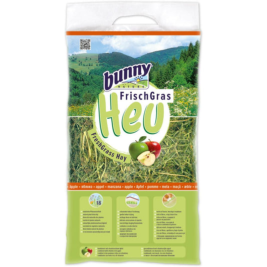 Bunny Heno fresco con manzana 500 g