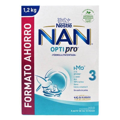 Nan Optipro 3 Leche de crecimiento a partir de 1 año Nestlé 1200 g