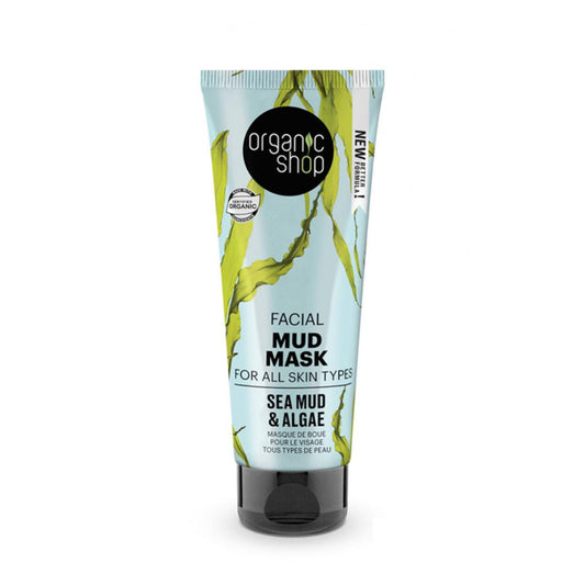 Mascarilla facial de barro profundidad del mar, Organic Shop 75 ml
