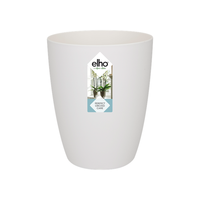 Macetero orquídeas Brussels High Elho blanco