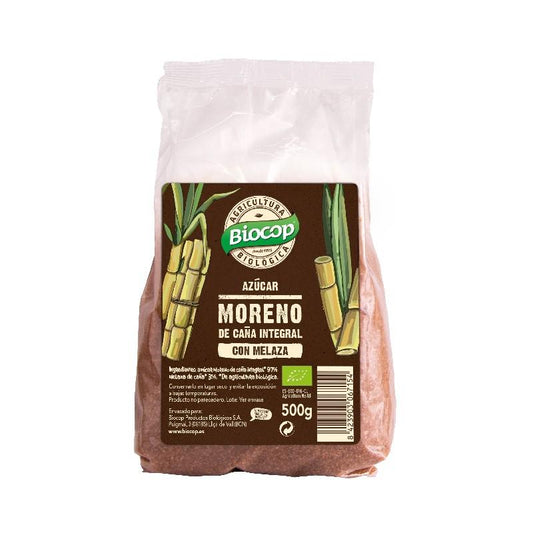 Azúcar Moreno de Caña Integral con Melaza Bio Biocop 500g