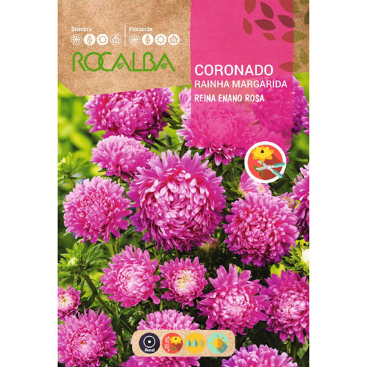 Semillas de Coronado reina enano, rosa