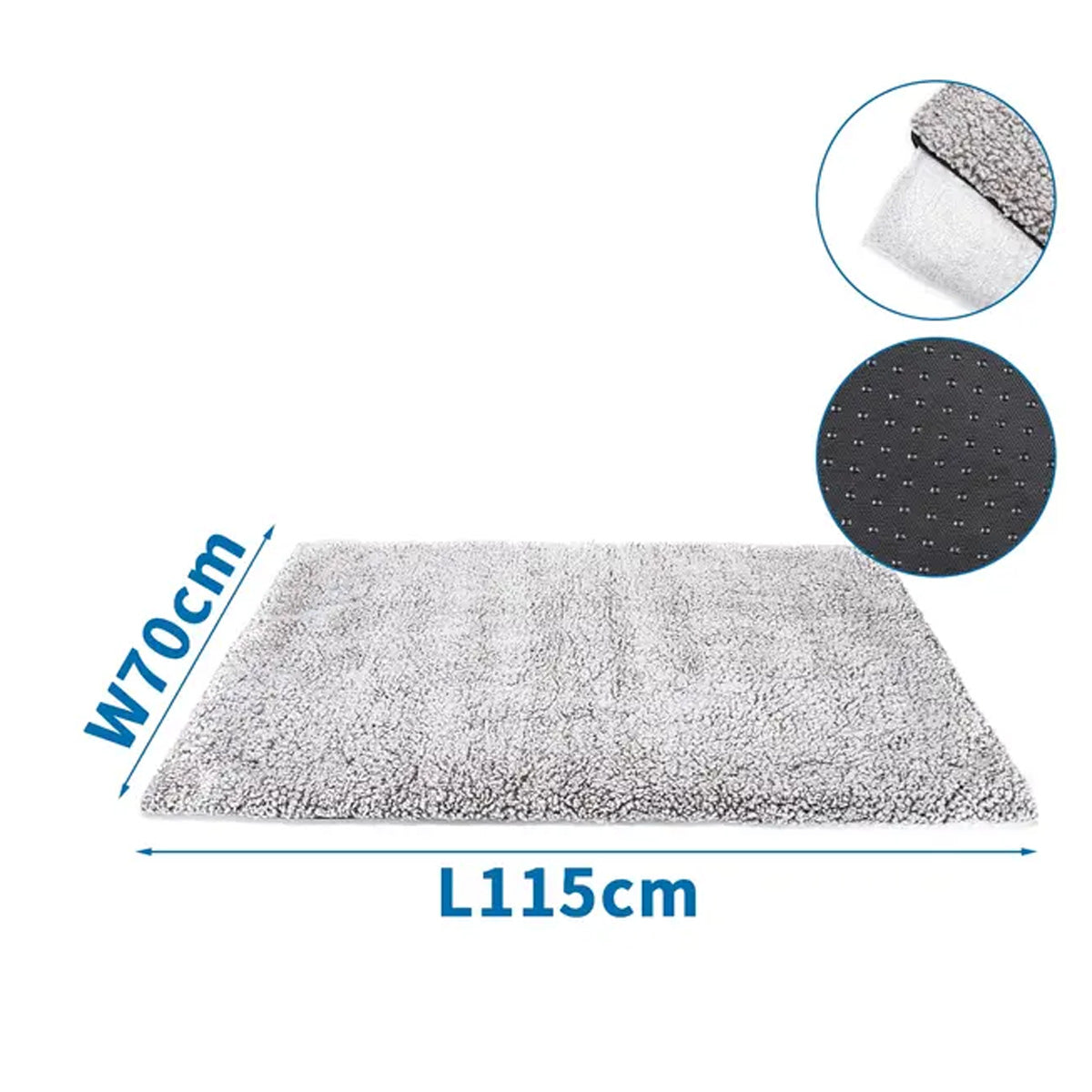 Alfombra térmica para mascotas talla L, Nobleza
