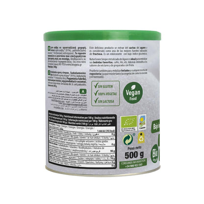 Sirope Cristalizado De Agave Bio 500 G Naturgreen