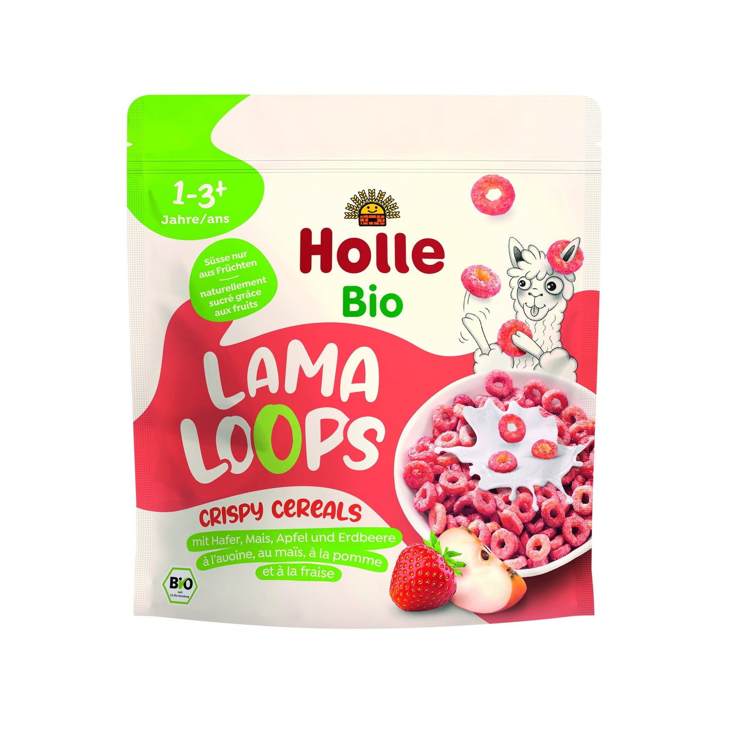 Crispy Cereals Lama Loops bio / eco a partir de 1 año Holle 125gr