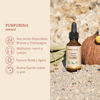 Purpurina mineral Champán Comme Avant 30 g