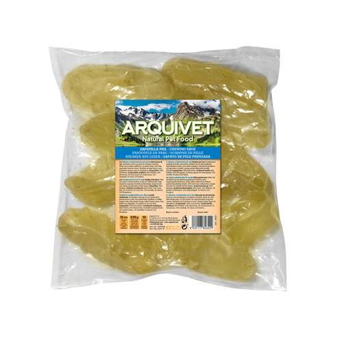 Snack para perros zapatilla de piel Grande Arquivet 13cm -10 uds