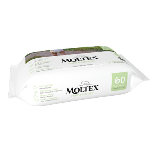 Toallitas Moltex Pure & Nature 60 Uds