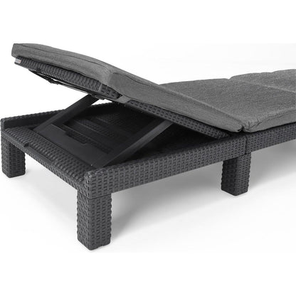 TUMBONA DAYTONA DELUXE 195 x 65 x 25 cm - Varios colores Capuchino