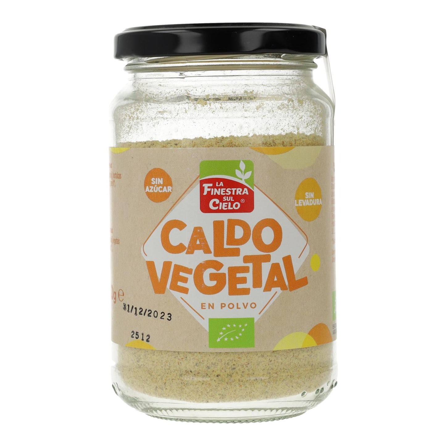Caldo Vegetal en Polvo Instantáneo sin levadura BIO La Finestra Sul Cielo 200 gr