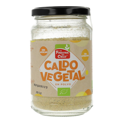Caldo Vegetal en Polvo Instantáneo sin levadura BIO La Finestra Sul Cielo 200 gr