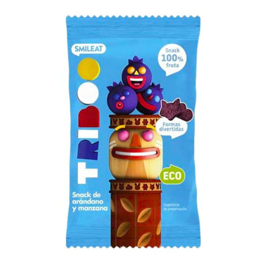 Snack de manzana y arándano ECO 25g, Triboo