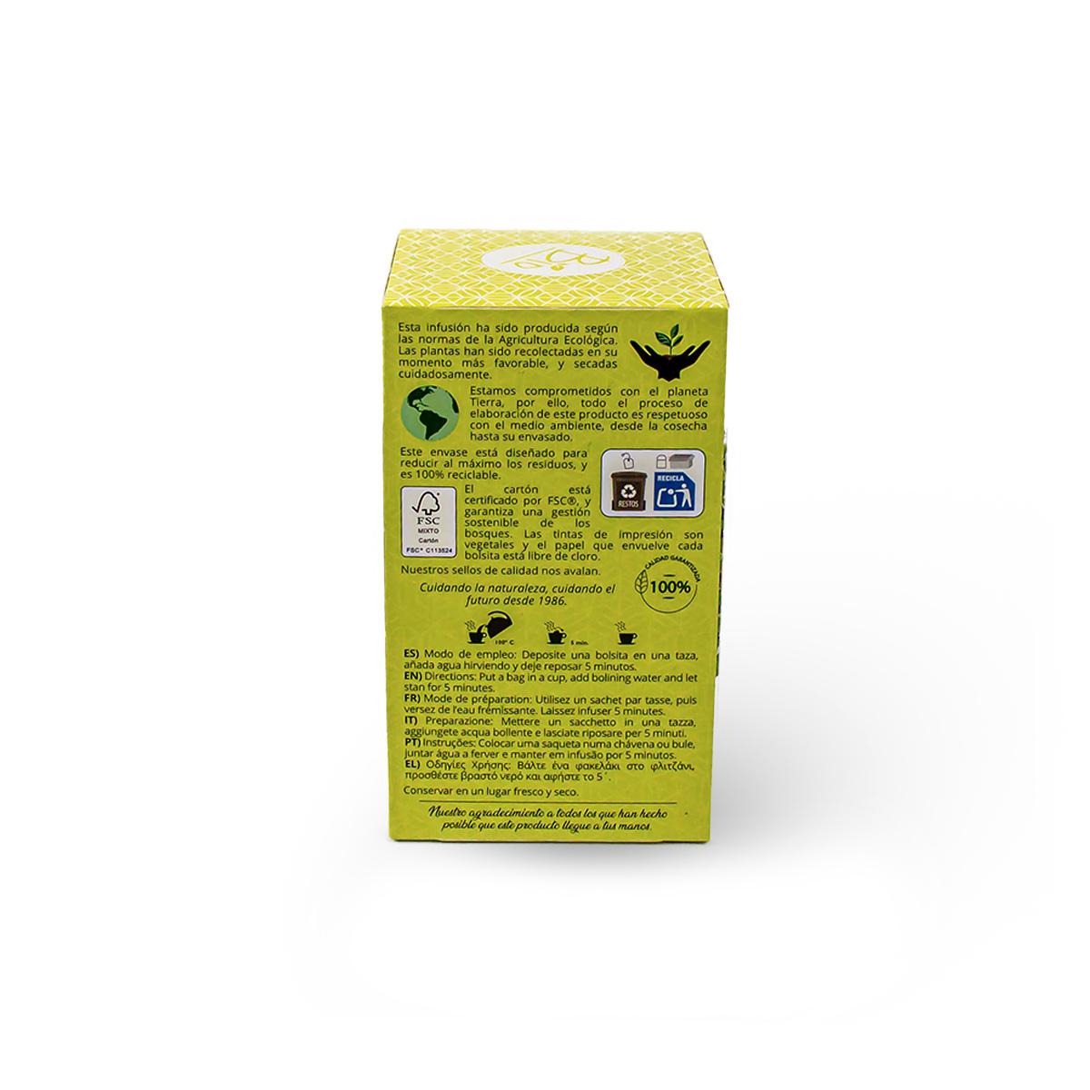 Hierba Luisa para Infusión Artemis Bio 20 bolsitas