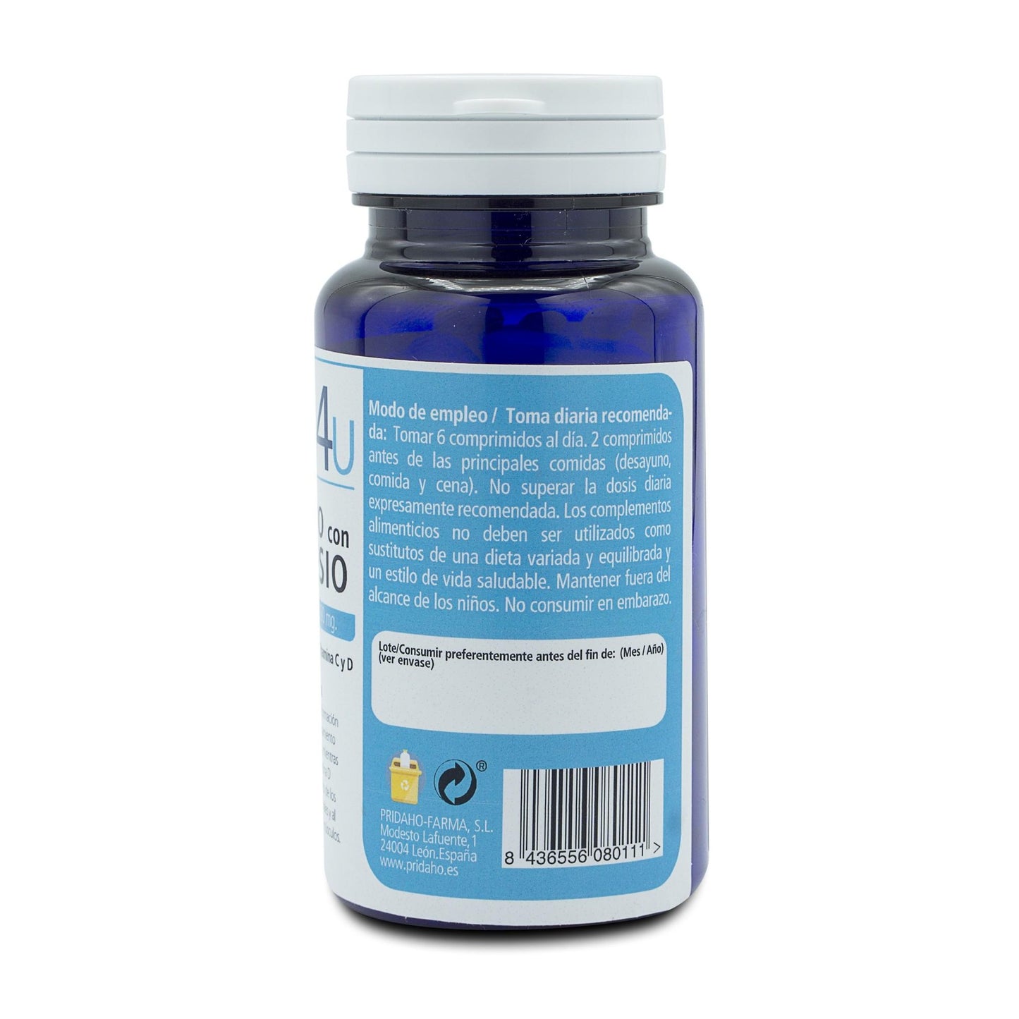 H4U Colágeno con Magnesio 90 comprimidos de 1.000 mg