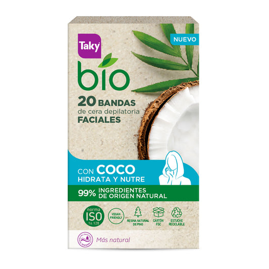Bandas Faciales BIO COCO TAKY 20 Unidades
