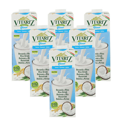 Pack 6 x Bebida Arroz y Coco Vitariz 1 L