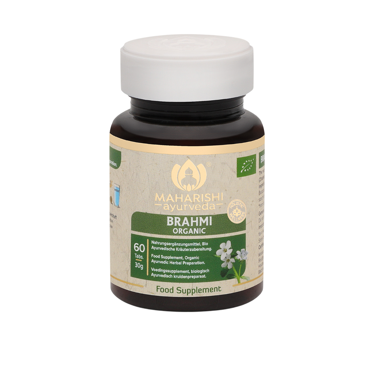 Brahmi Bacopa Organic Maharishi Ayurveda 60 comprimidos