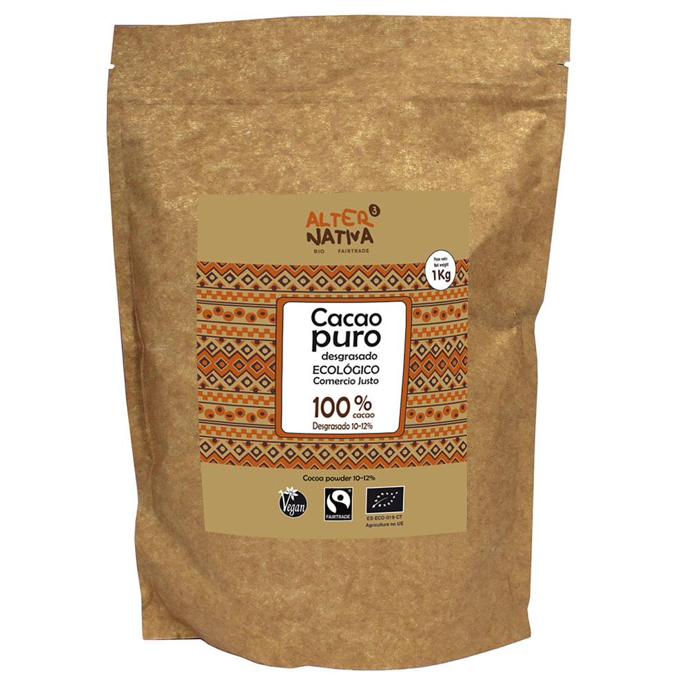 Cacao Puro Desgrasado BIO Alternativa3 en polvo 1 Kg