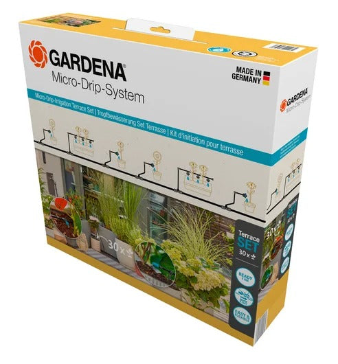 Riego por microgoteo Set Terraza (30 plantas) Microdripsystem Gardena