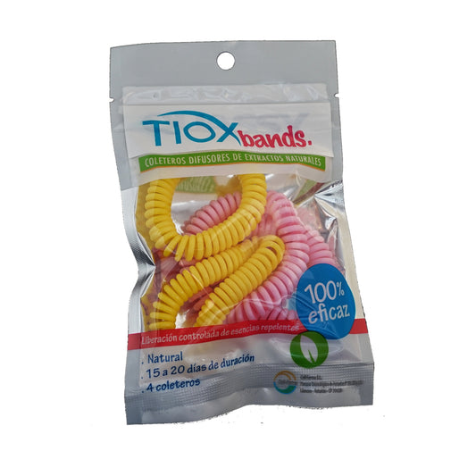 Tiox Bands Coleteros Antipiojos 4 unidades