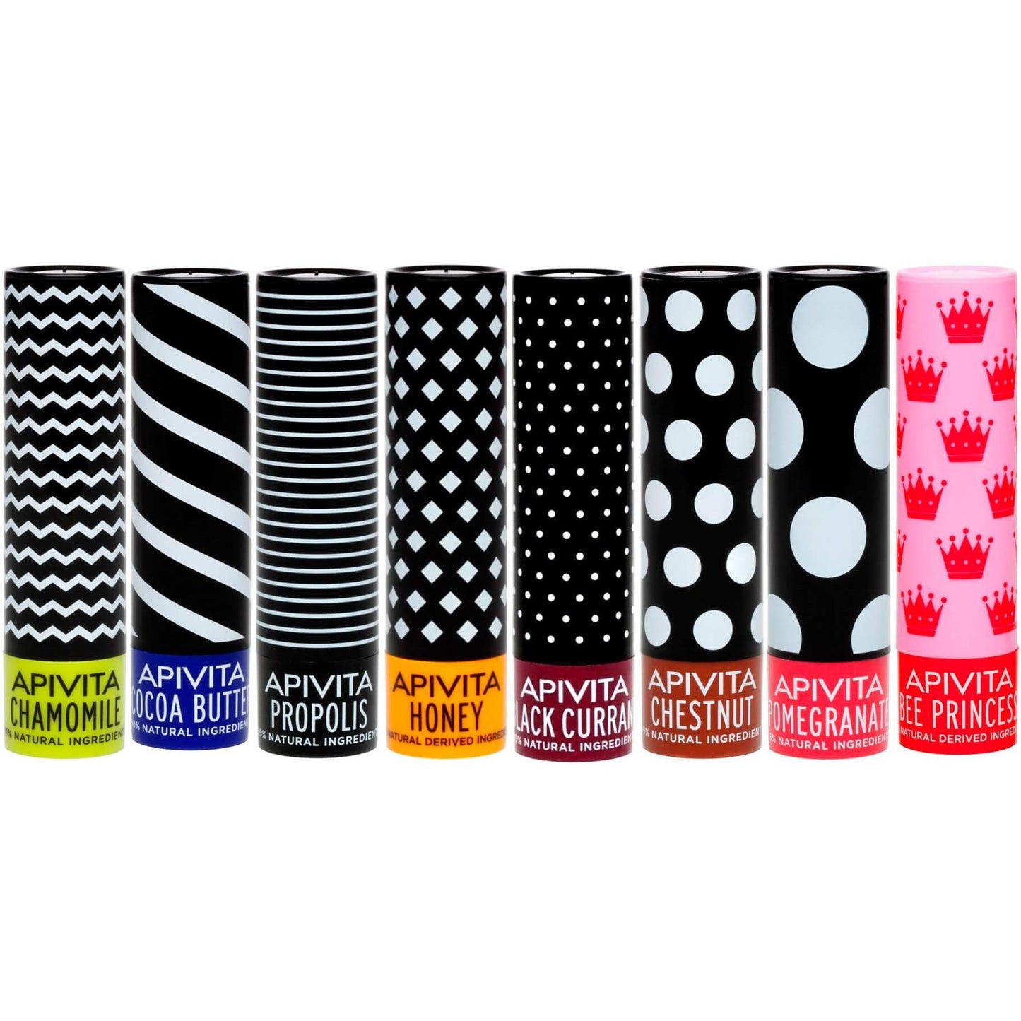 Bálsamo labial con color Castaña Apivita 4,4 g