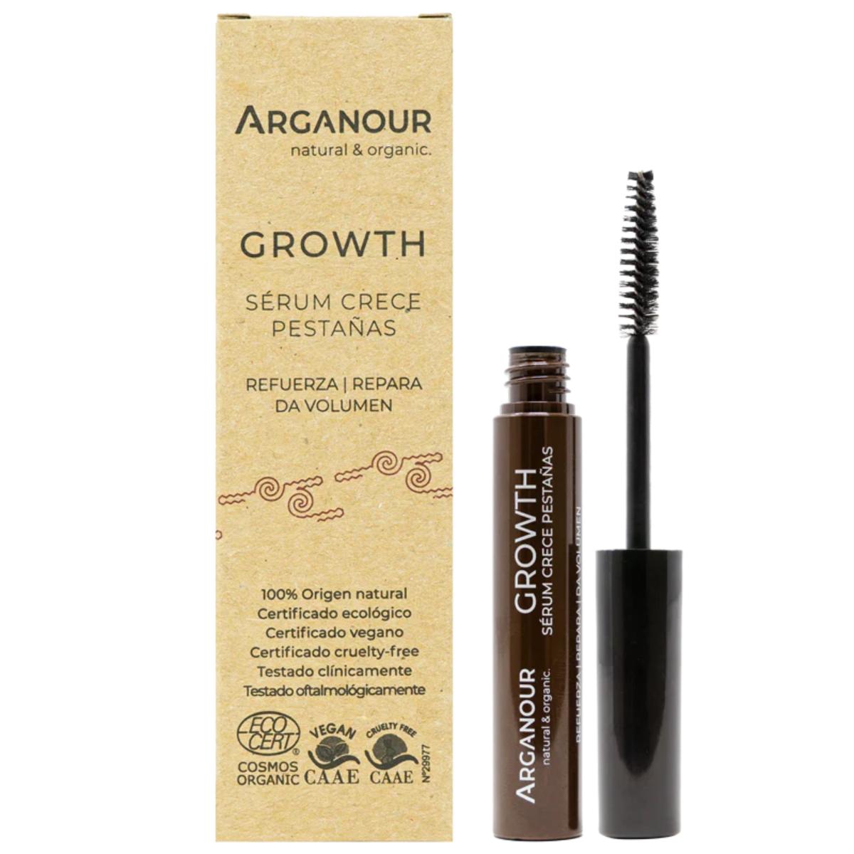 Serum Growth crece pestañas 5ml Arganour