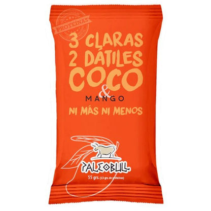 Barrita energética de Mango con dátiles y coco Paleobull 55 g