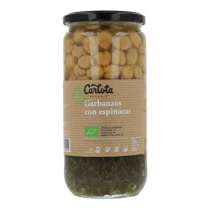 Garbanzos con Espinacas Carlota 720 g