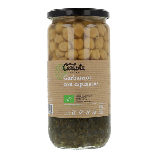 Garbanzos con Espinacas Carlota 720 g
