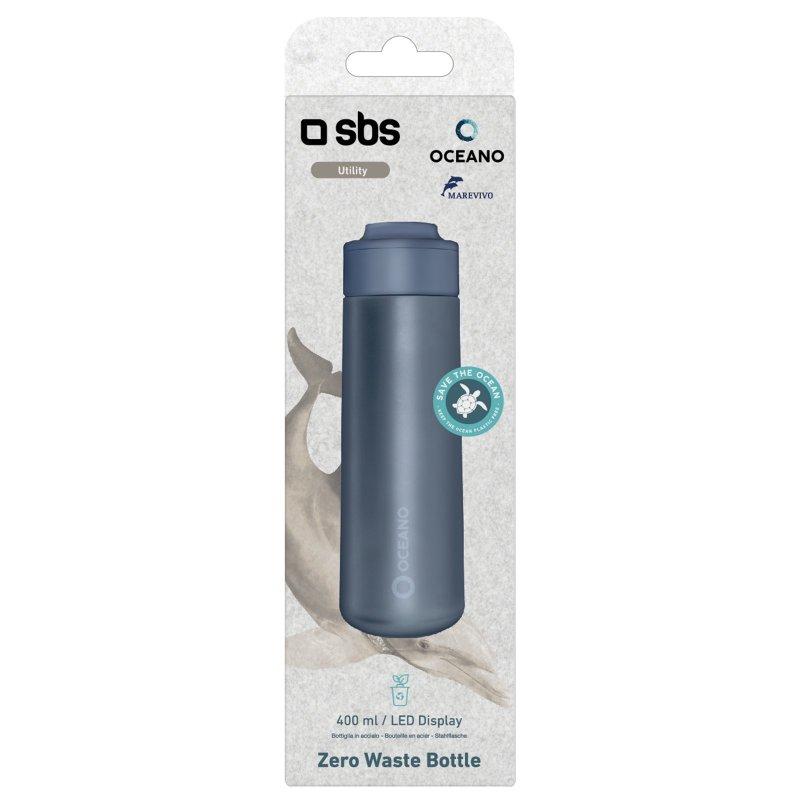 Botella inteligente Zero Waste con pantalla táctil LED y función Drinking Reminder, color azul BSB