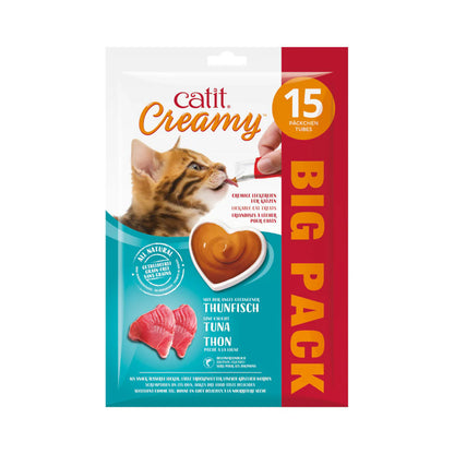 Snack líquido para gatos Creamy Multi Pack 15 x 10 g Catit