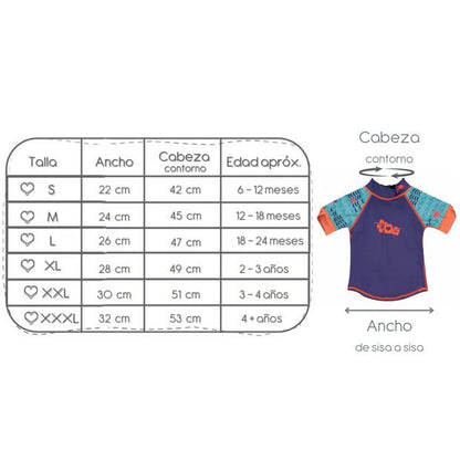 Camiseta baño UV Albatross