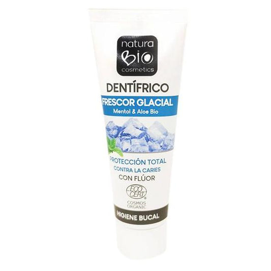 Dentífrico frescor Glacial NaturaBio 75 ml