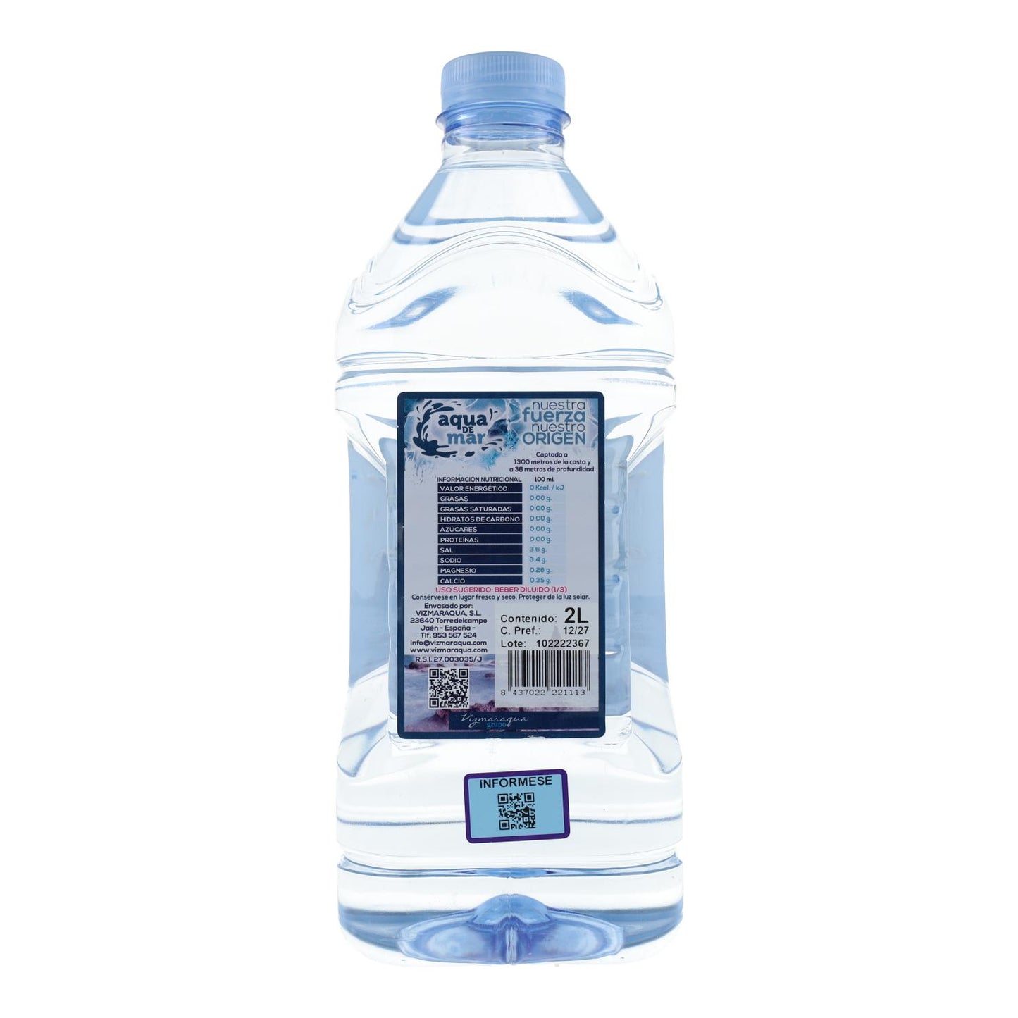Agua de Mar Aqua de mar 5 l