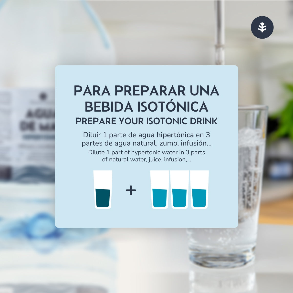 Pack 2 uds Agua de Mar Hipertónica Garrafa Planeta Huerto 5 L