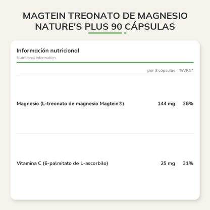 Información nutricional