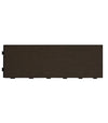 Nortene Terrangle loseta sin base plástica 20x60 cm marrón oscuro