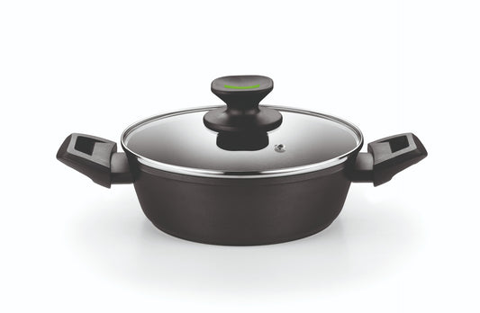Cacerola Baja 28CM Green Aluminio Forjado Antiadherente Bicapa Monix