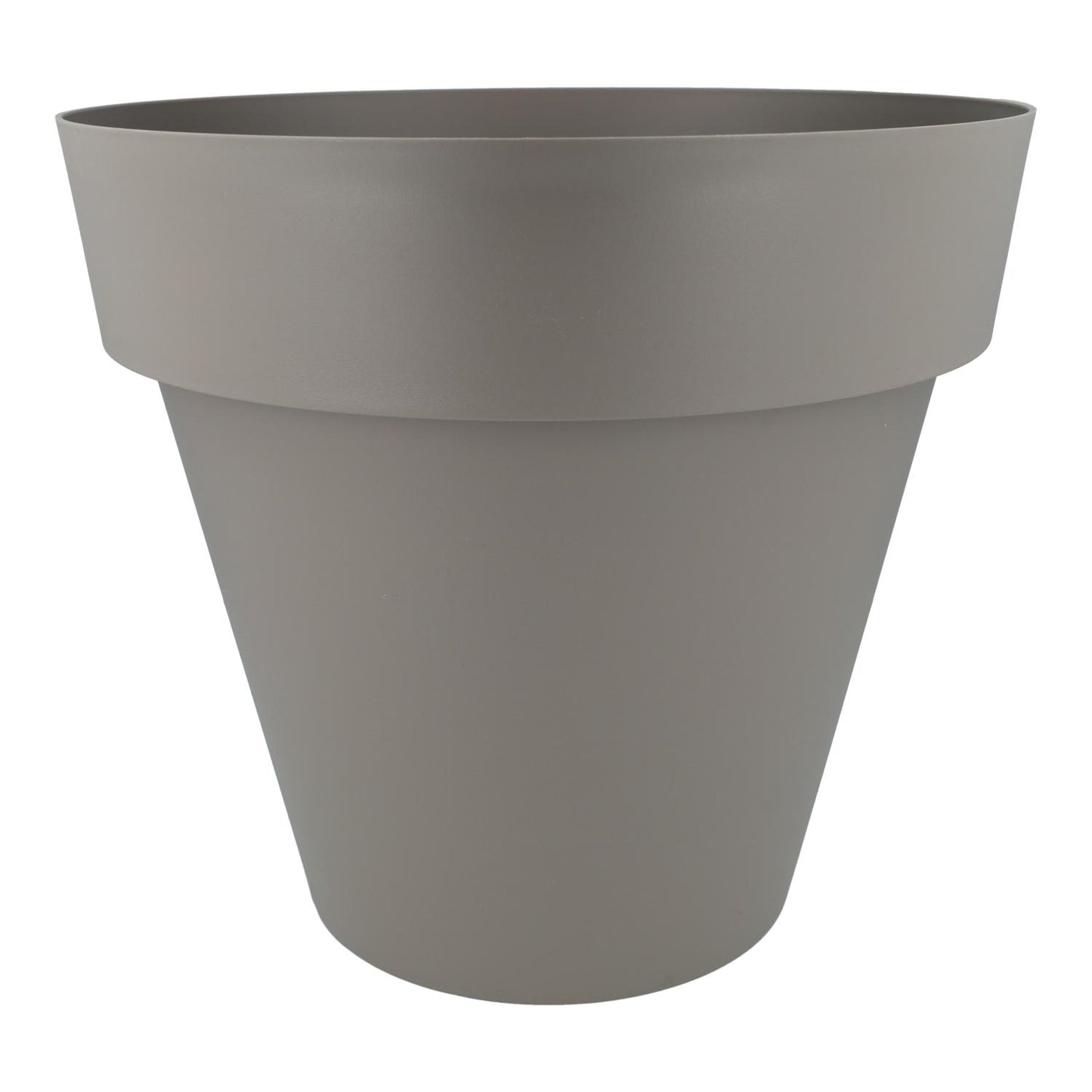 Maceta tes color taupe  D 26 x 24 cm