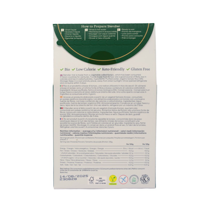Pasta Konjac Arroz de bio Slendier 400g