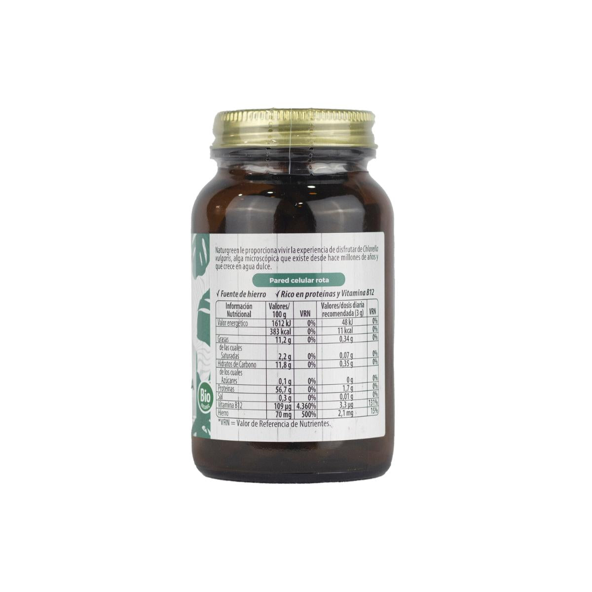 Chlorella Vita Superlife Naturgreen 180 comprimidos, 90 gr