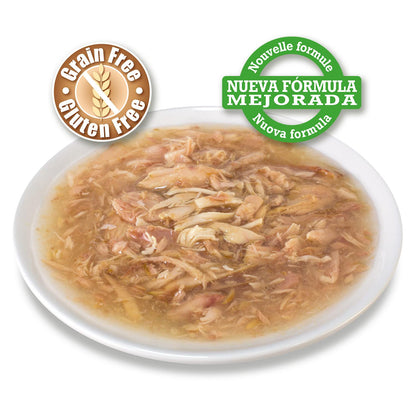 Atún blanco y pollo en salsa Arquivet 80 g Comida húmeda para gatos