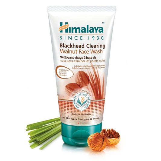 Limpiador facial puntos negros y espinillas nuez Himalaya 150 ml