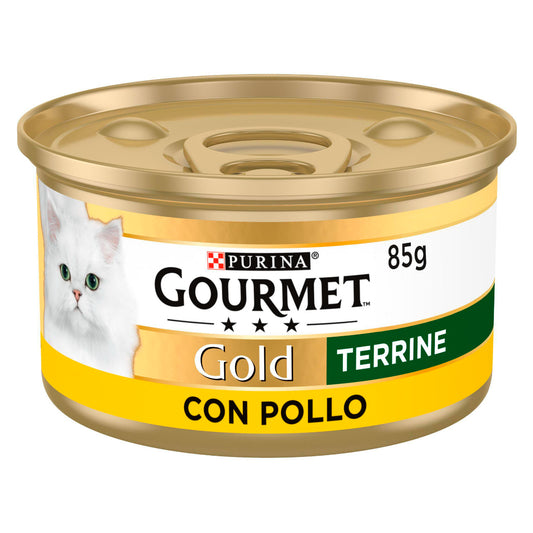 GOURMET GOLD Tarrina Pollo Comida húmeda 85g