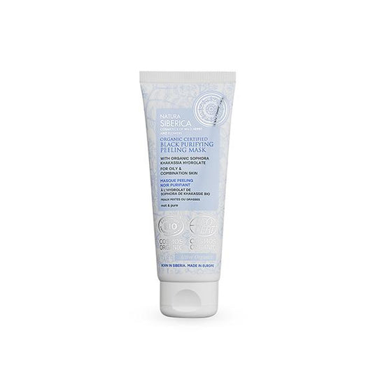 Mascarilla Exfoliante Negra Purificante para Piel Grasa y Mixta Certificada Orgánica Natura Siberica 75 ml