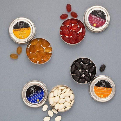 Pastillas Para el Dolor de Garganta Miel y Tomillo Apivita 45 g